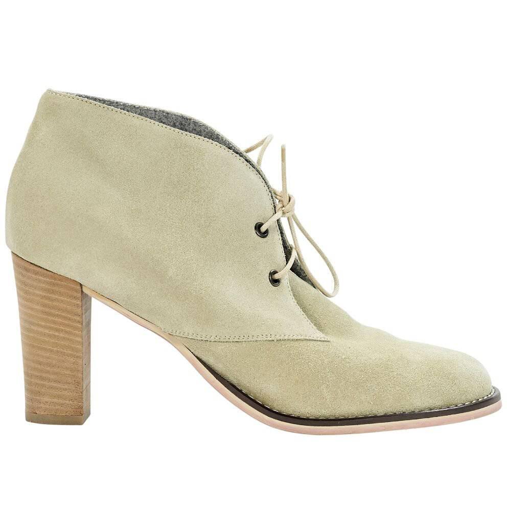 Tan Brunello Cucinelli Suede Ankle Boots