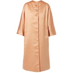 George Carmel Satin Peach Coat, circa 1962