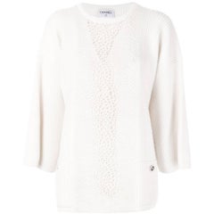 Chanel Cream Cashmere Jumper