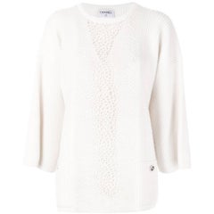 Chanel Cream Cashmere Jumper 