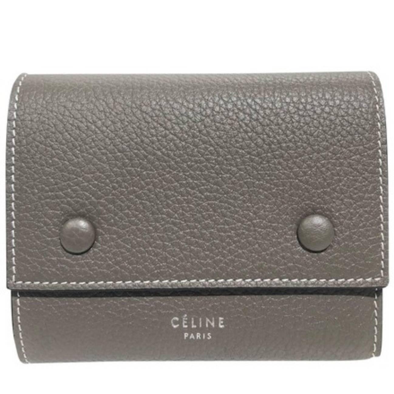 Celine Multifunction Snap Wallet (Size - 6"L x 4"H x 2"W)