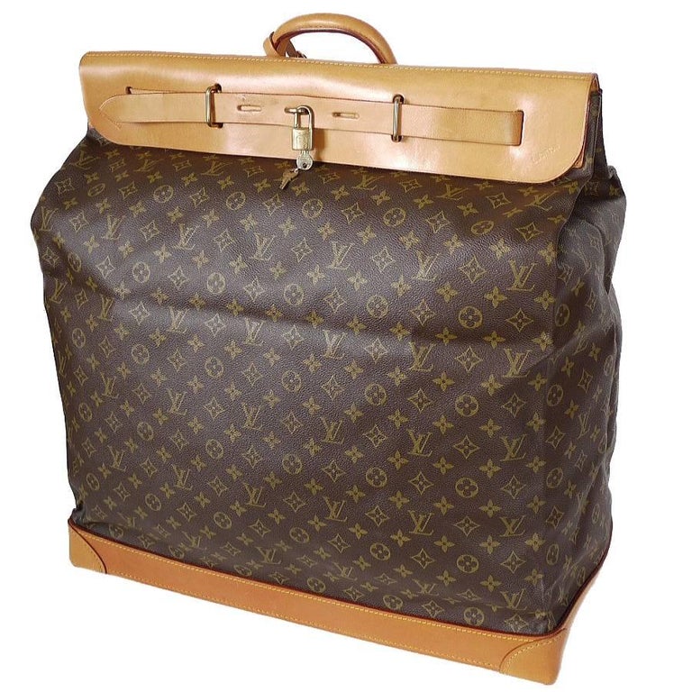 Louis Vuitton Monogram Steamer Bag 55 Travel Bag Rare at 1stDibs