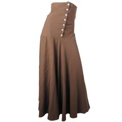 1990s Jean Paul Gaultier for Gibo high waisted skirt 10