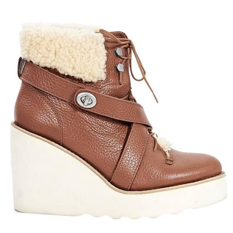 Coach Wedge Shoes Brown Coach Wedge Shoes Brown