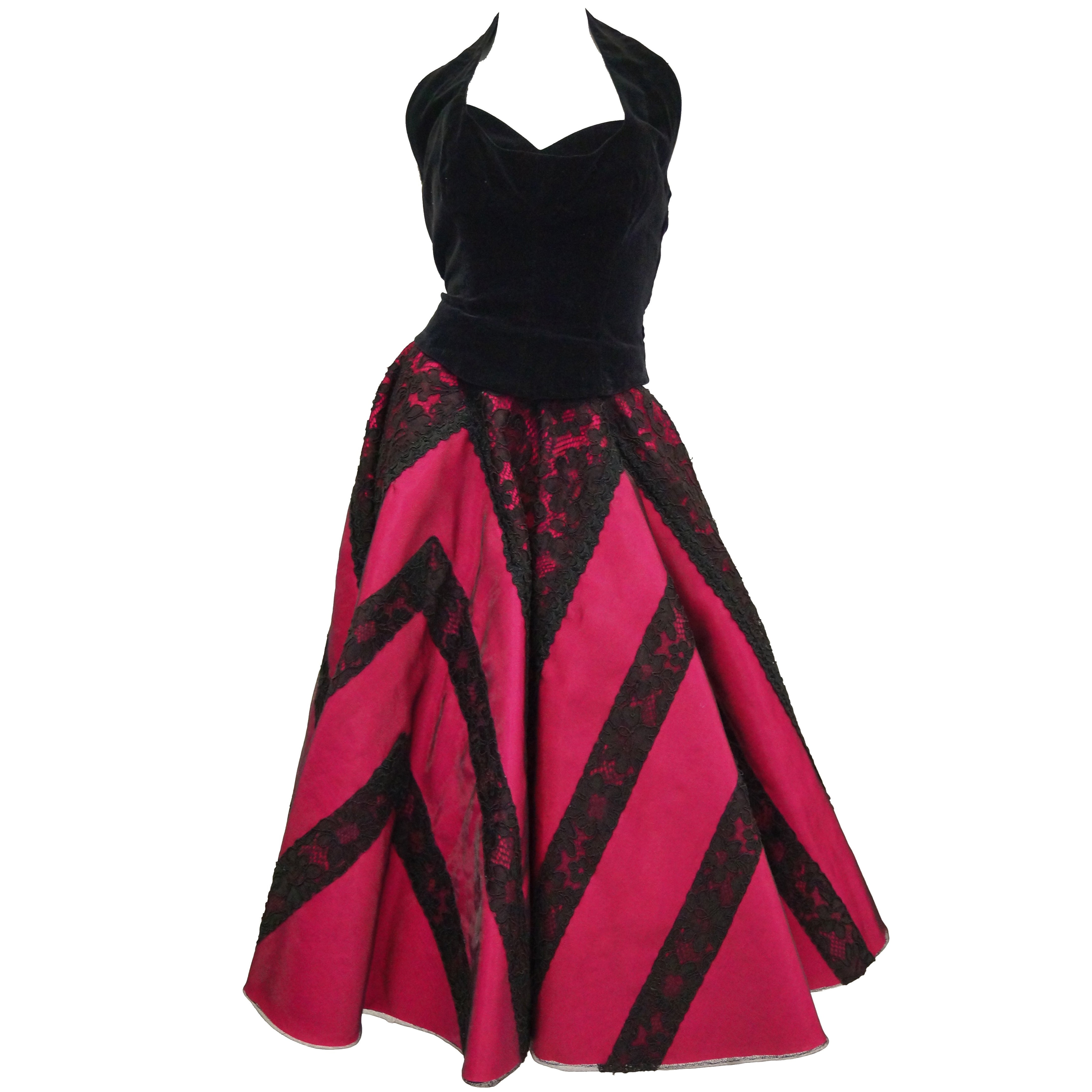 Martine Sitbon Silk and Wool Avant Garde Skirt For Sale at 1stDibs