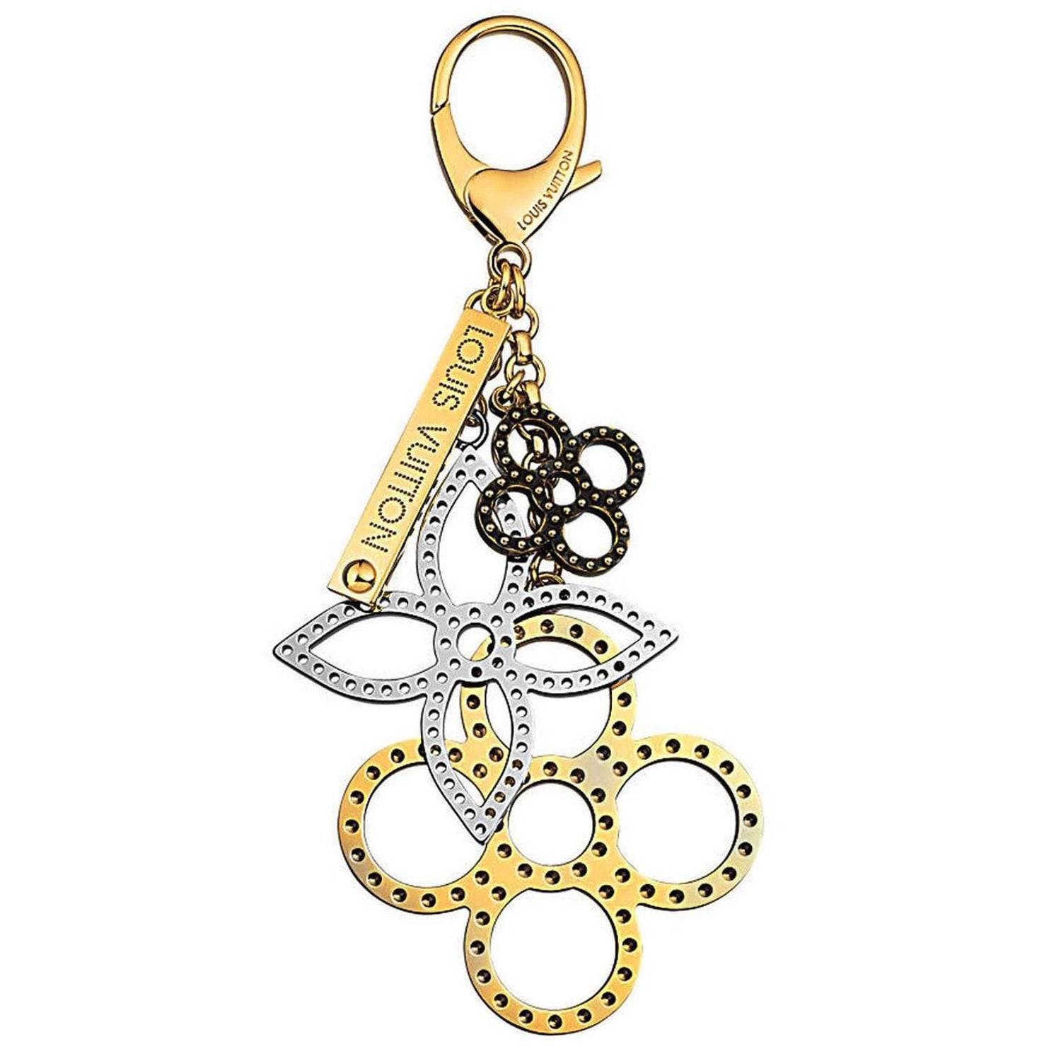 Louis Vuitton Tri Color Tapage Key Ring Bag Charm With Box And Dust Bag For Sale At 1stdibs