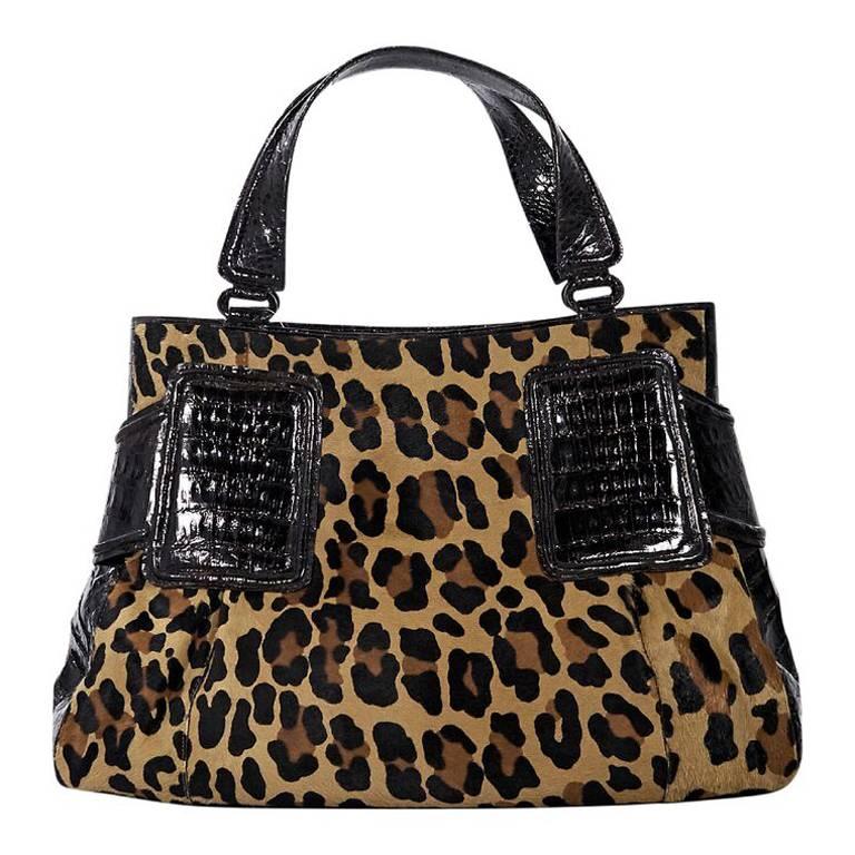 Nancy Gonzalez Multicolor Leopard-Print Tote Bag