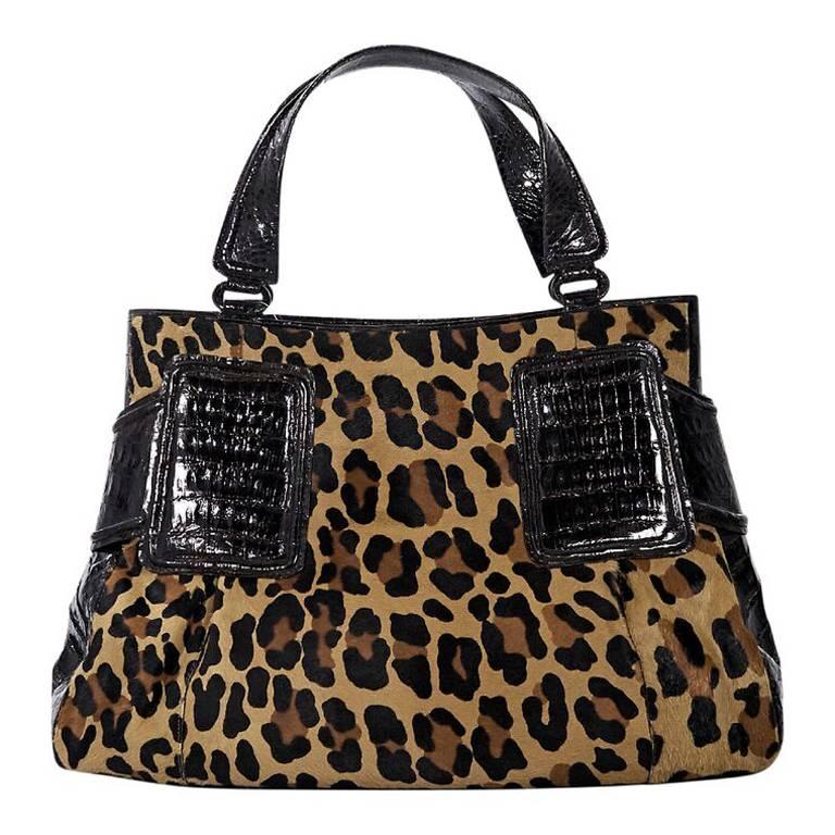 Nancy Gonzalez Multicolor LeopardPrint Tote Bag at 1stdibs