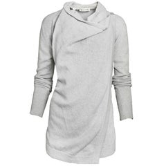 Jil Sander Grey Cashmere Infinity Sweater sz IT36