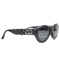 CHRISTIAN DIOR Schwarze Optyl-Sonnenbrille AUDREY 97b 53mm 135 NOS