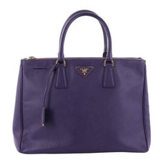 Prada Double Zip Lux Tote Saffiano Leather Large