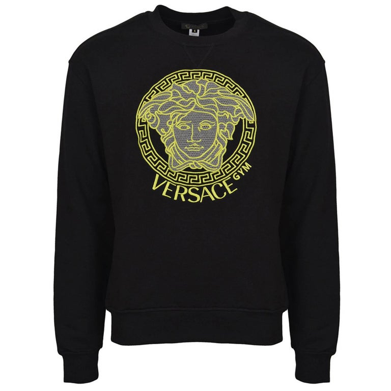 Versace Gym Men''s Black and Neon Medusa Head Sweatshirt Sz 4/XS For Sale  at 1stDibs | versace gym sweatshirt, versace vegeta, black versace  sweatshirt