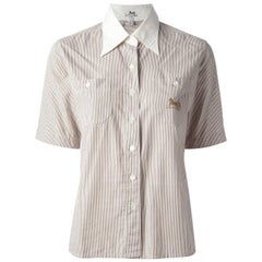 Céline Striped Cotton Vintage Shirt, 2000s