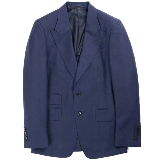 Tom Ford Navy O'Connor Mohair Wool Blazer Jacket For Sale at 1stDibs ...