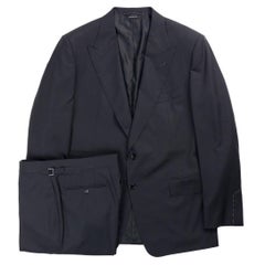 Tom Ford Black Windsor Base Wool Sharkskin 3Pc Suit