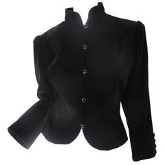 Yves Saint Laurent Velvet Jacket, 1980s Yves Saint Laurent Velvet Jacket, 1980s