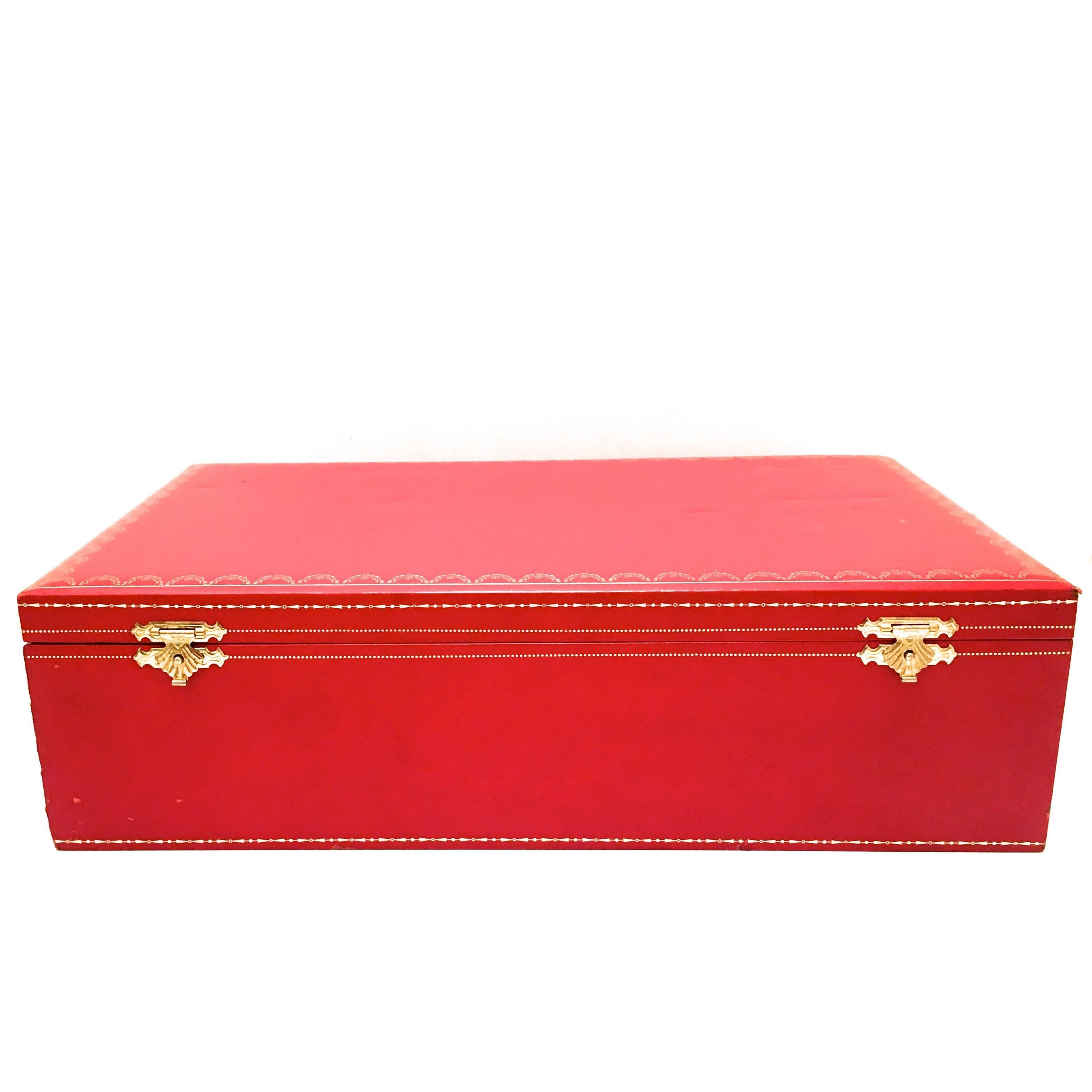 Cartier Jewelry and Watch Box - Extra Large Size For Sale