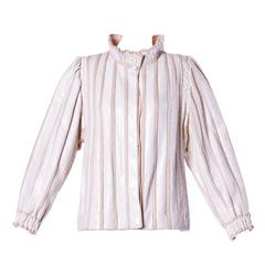 Amen Wardy Vintage 1980s 80s White Reptile Skin Wool + Silk Jacket 8