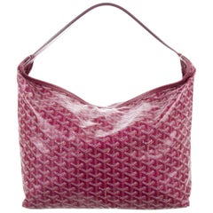 Goyard Red Monogram Large Bucket Carryall Travel Top Handle Shoulder Tote Bag