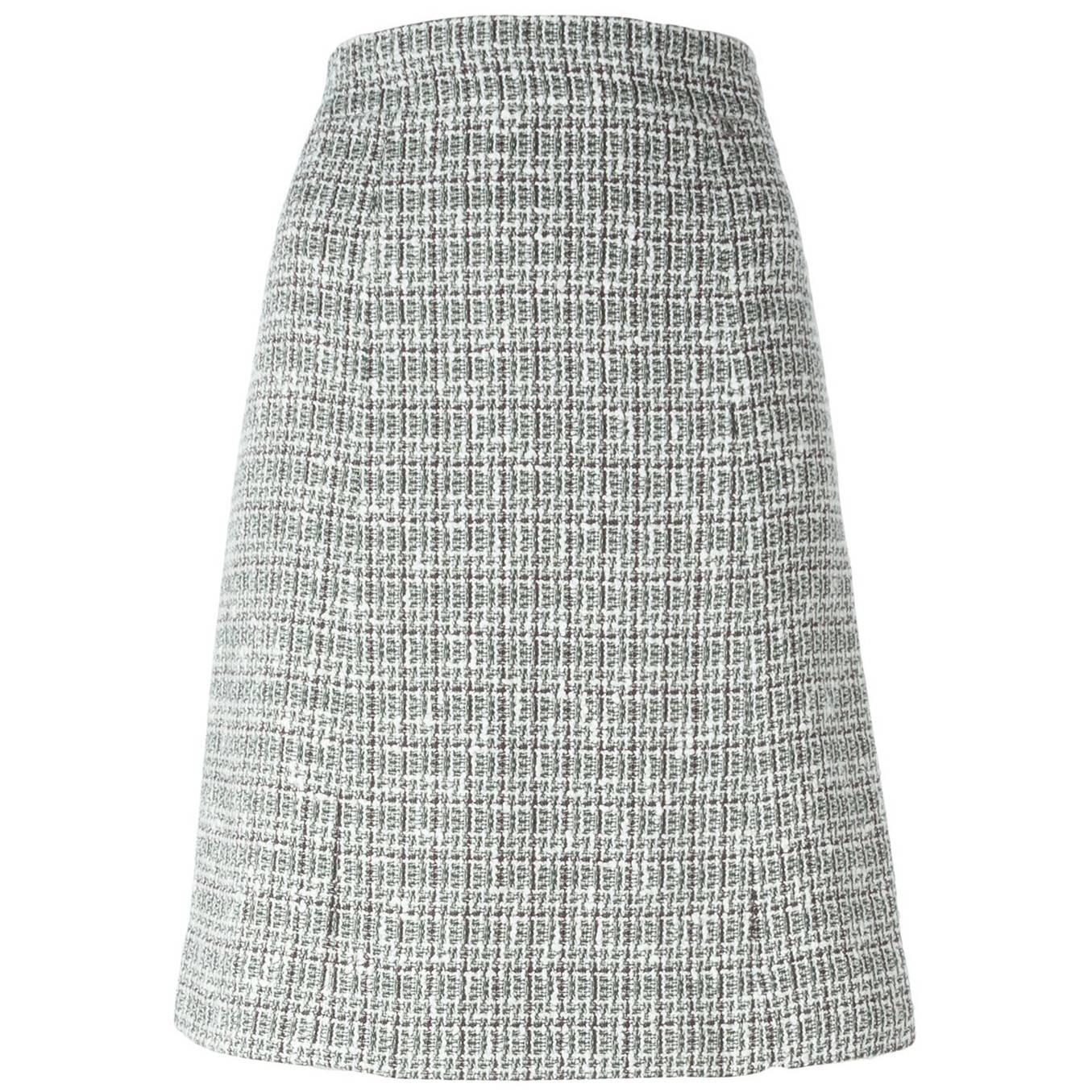 Chanel Multicolor Cotton Vintage Skirt, 2000s