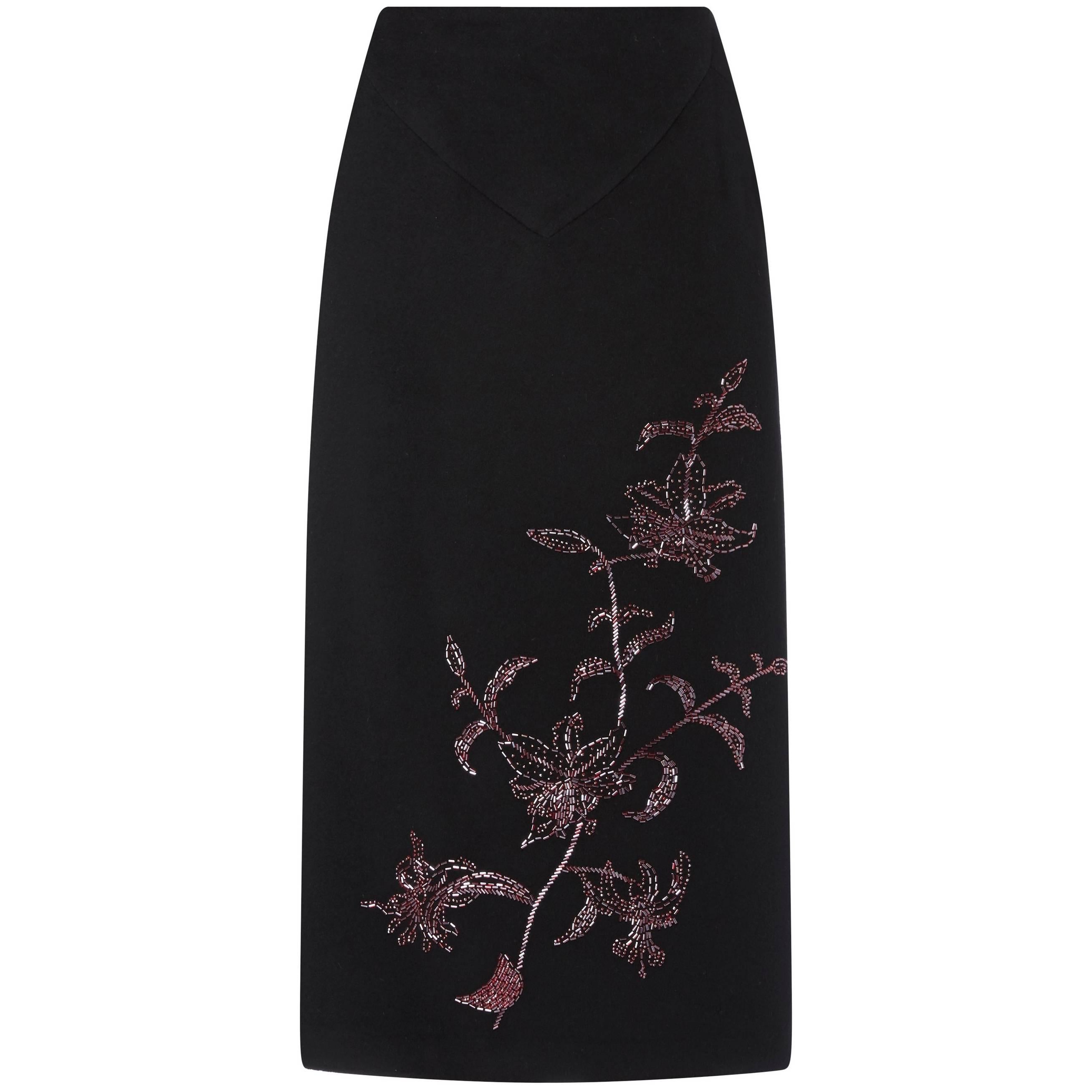 Alexander McQueen, black skirt, Autumn/Winter, circa 1998 For Sale