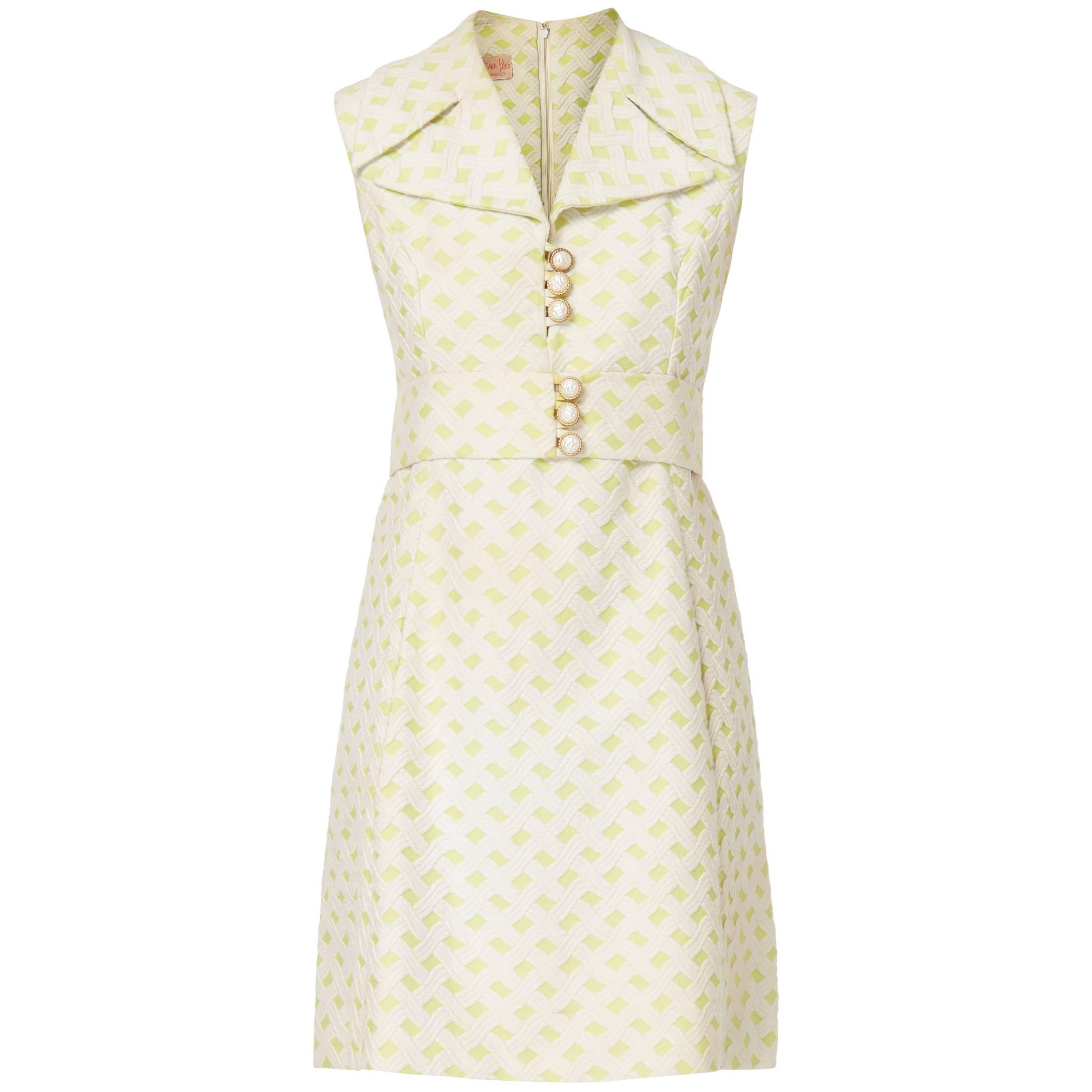 Bloomingdales sleeveless dress, circa 1968