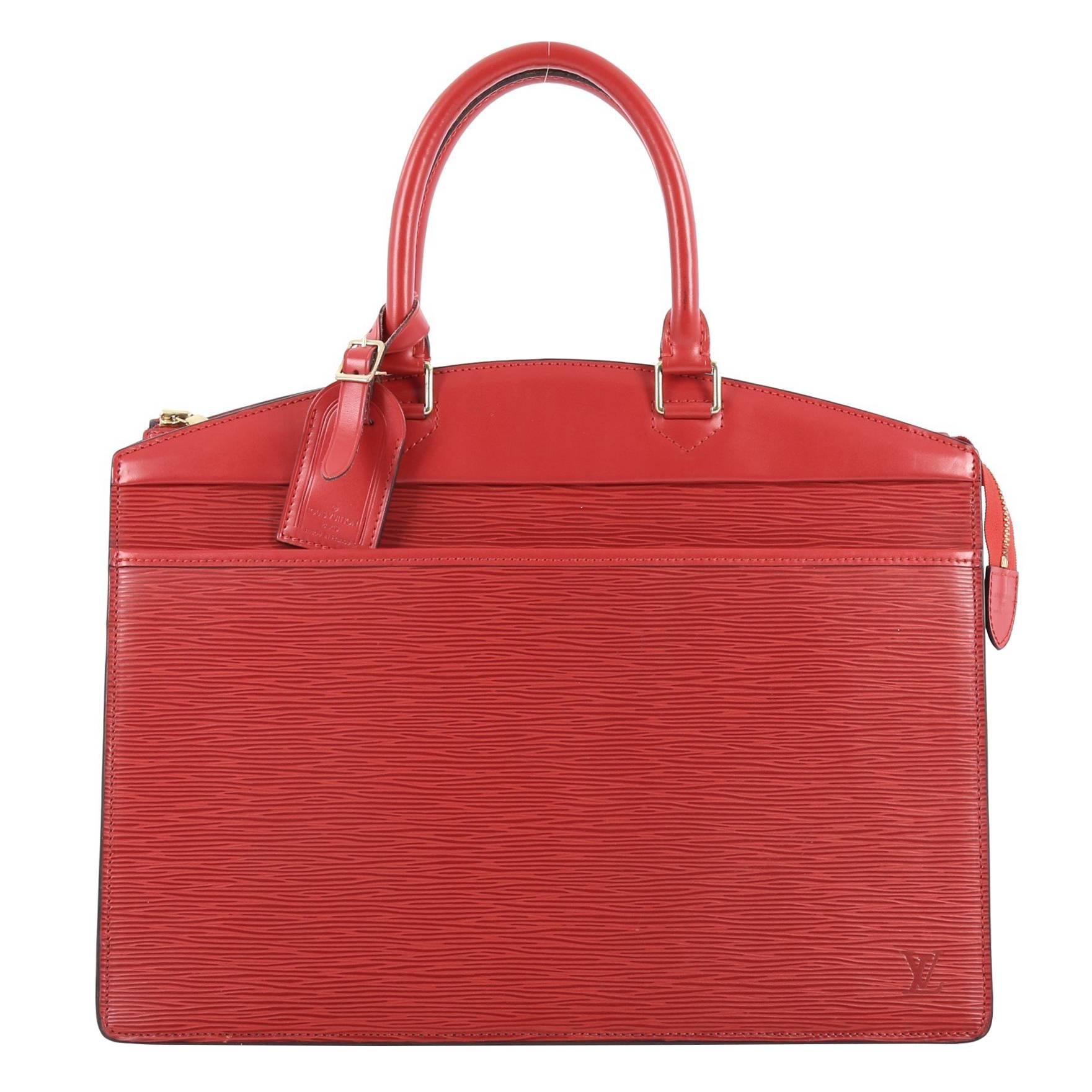 Louis Vuitton Riviera Handbag Epi Leather