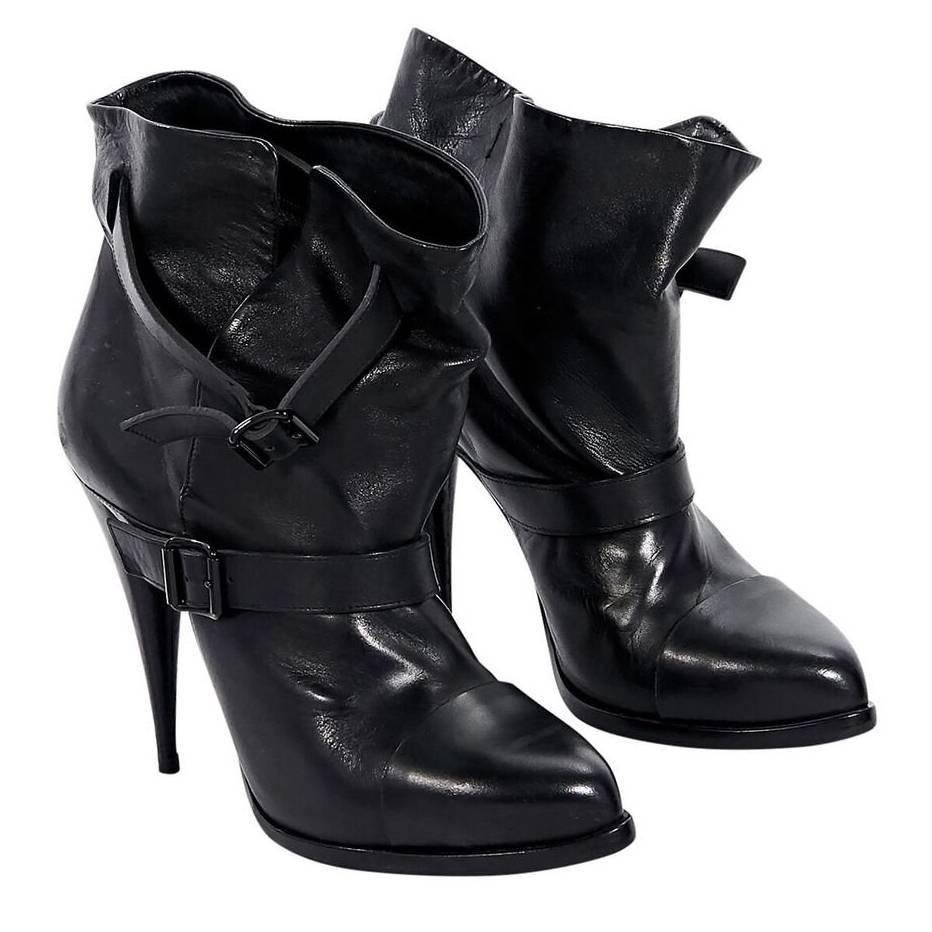 Black Givenchy Leather Ankle Boots