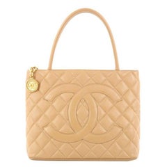 Chanel Quilted Caviar Medallion Tote 