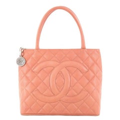 Chanel Quilted Caviar Medallion Tote 