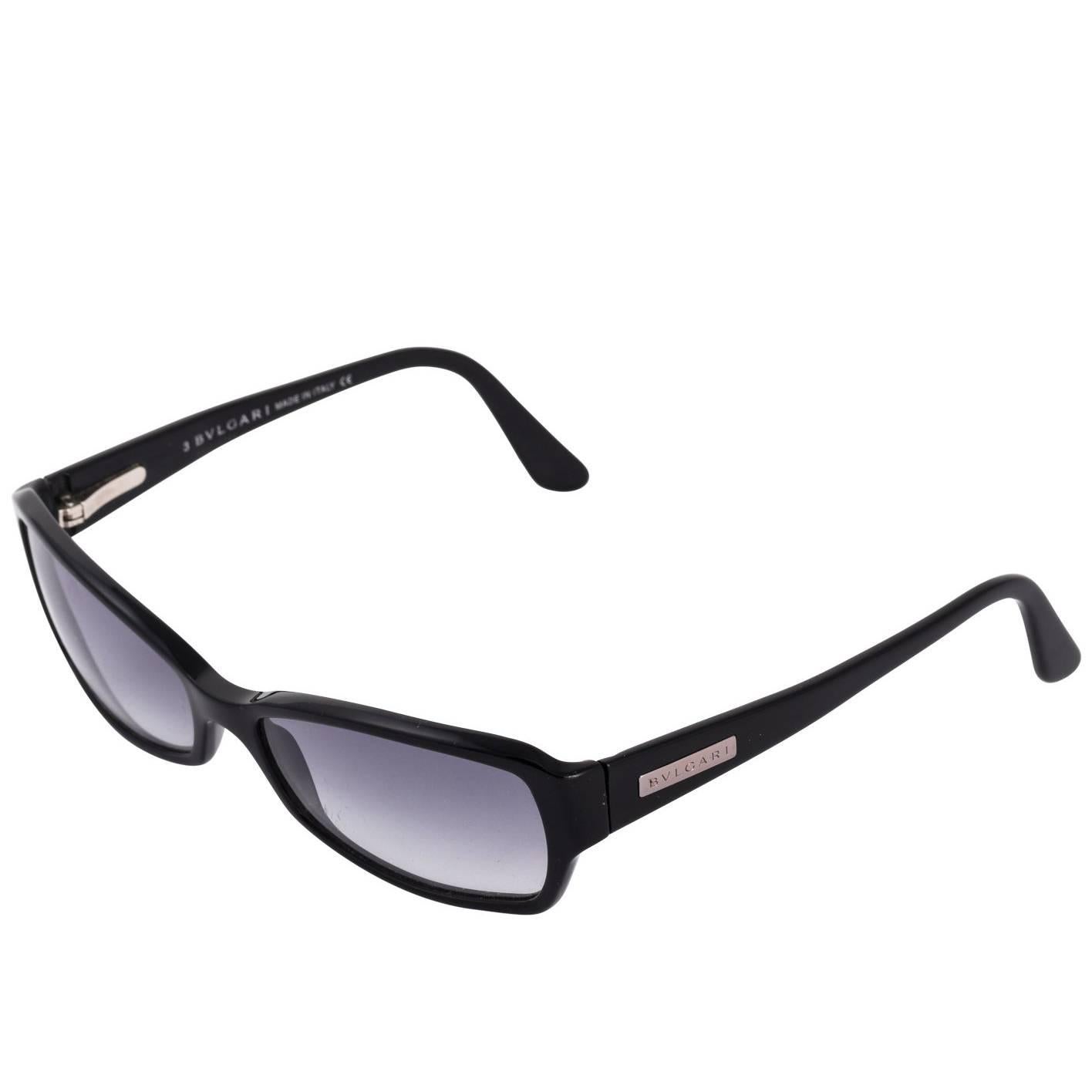 Contemporary black Bulgari sunglasses For Sale