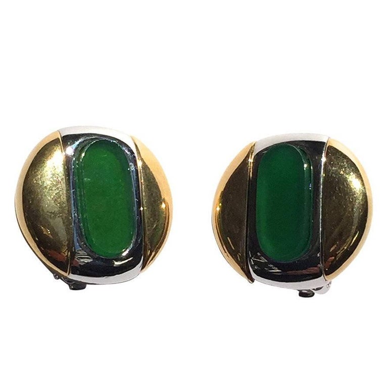Givenchy 1977 Modern Clip Earrings. at 1stDibs givenchy clip on earrings