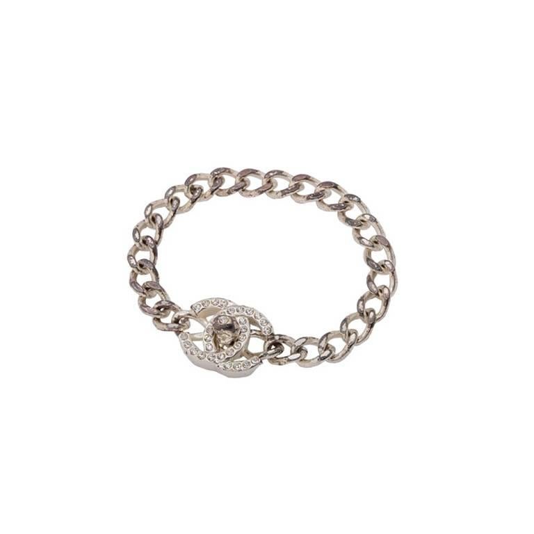 Chanel Silver Bracelet For Sale at 1stDibs chanel bracelet silver