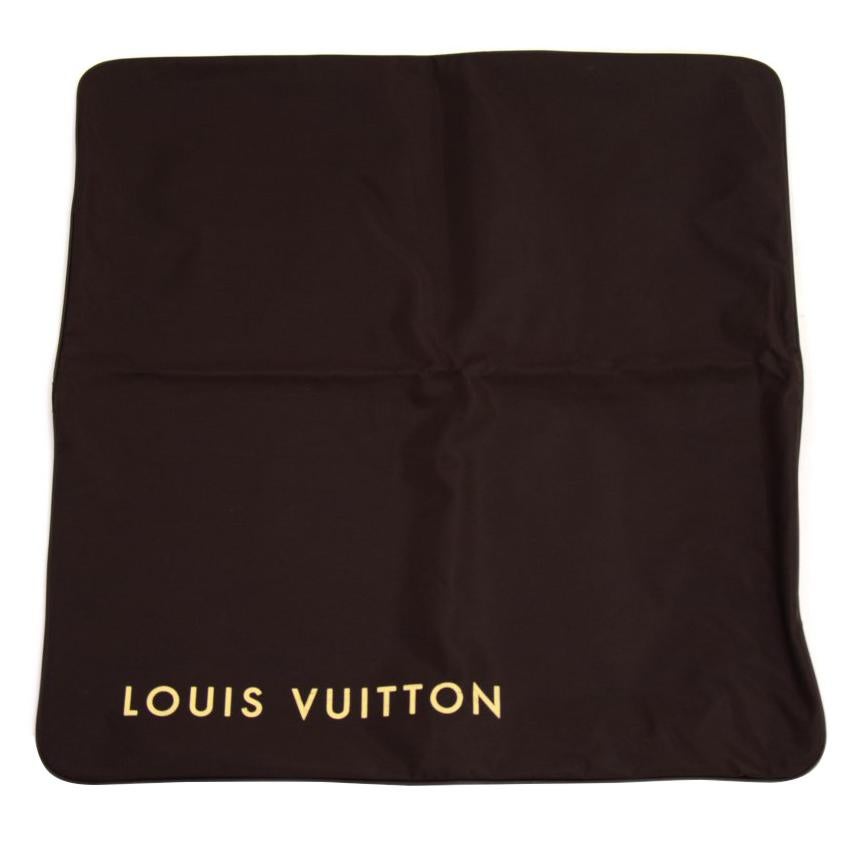 Vintage Louis Vuitton Brown Nylon Garment Cover For Sale