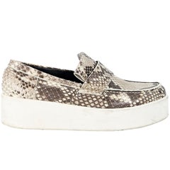 Multicolor Celine Python Platform Sneakers