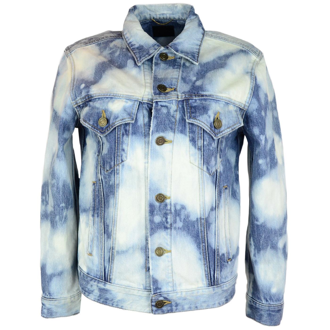 Saint Laurent Blue Denim Bleach Dye 