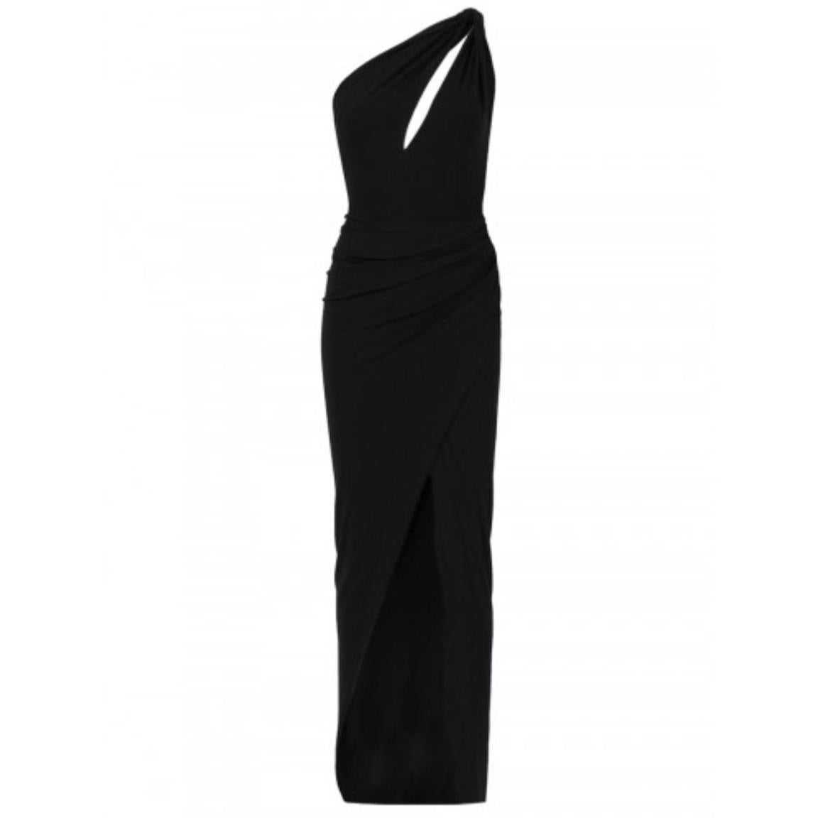 Alexandre Vauthier Keyhole One-Shoulder Long Dress