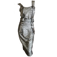 Vivienne Westwood Anglomania 2011 Glittery Silver Cocktail Dress 