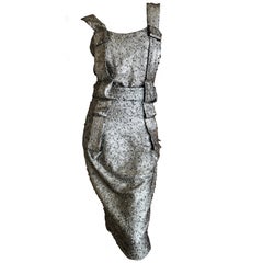 Vivienne Westwood Anglomania 2011 Glittery Silver Cocktail Dress