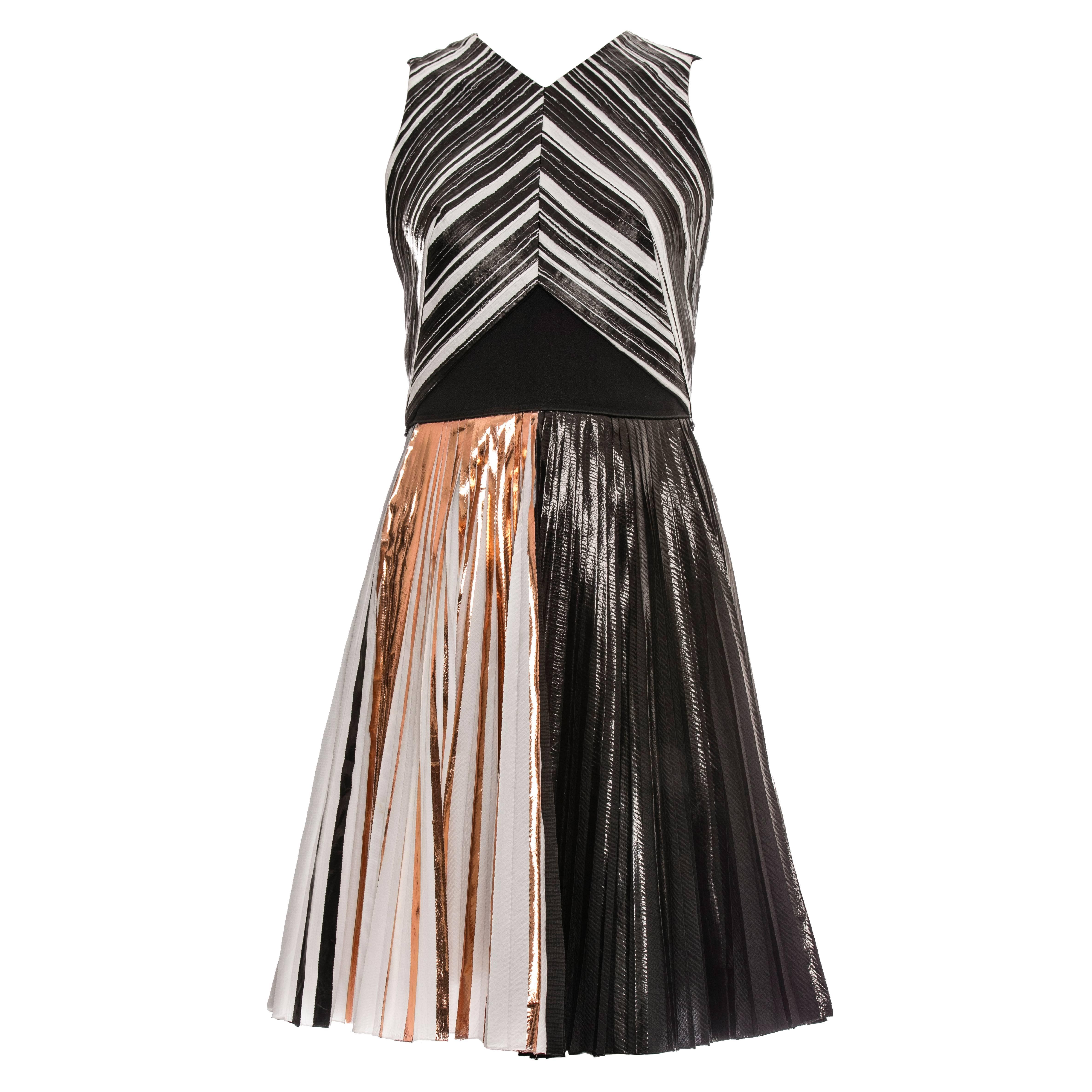 Proenza Schouler Runway Sleeveless Crystal Pleated Dress, Spring 2014 For Sale