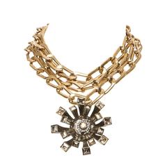 Lanvin By Alber Elbaz Chain Necklace With Removable Pendant,  Pre - Fall 2011