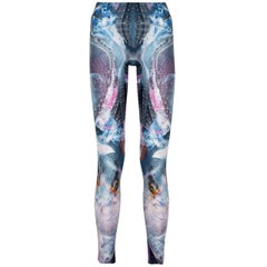 ALEXANDER MCQUEEN Atlantis Plato Jellyfish-print leggings