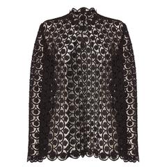 1960s Black Lace Jacket 10