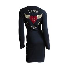 Moschino ' LOVE IS IN THE AIR ' Dress With Wings