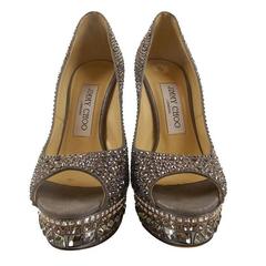 Jimmy Choo 'Kendall' Limitted Edition Beaded Platform Pump 9