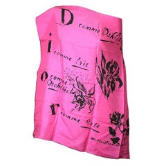 Christian Dior Flower Scarf