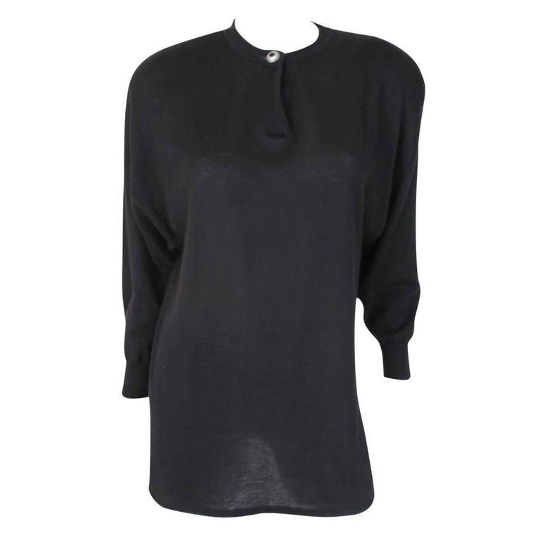 90's Gianni Versace Couture cashmere/wool/silk sweater at 1stDibs ...
