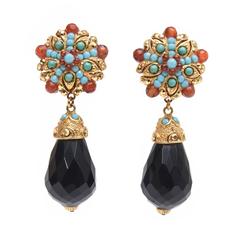 Graziano Pair of Elegant Italian Drop/Dangle Earrings