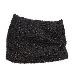 1990s Gianni Versace Couture Documented Swarovski Mini Skirt 12