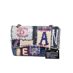 Chanel Multi-color Patchwork Denim Jumbo Handbag